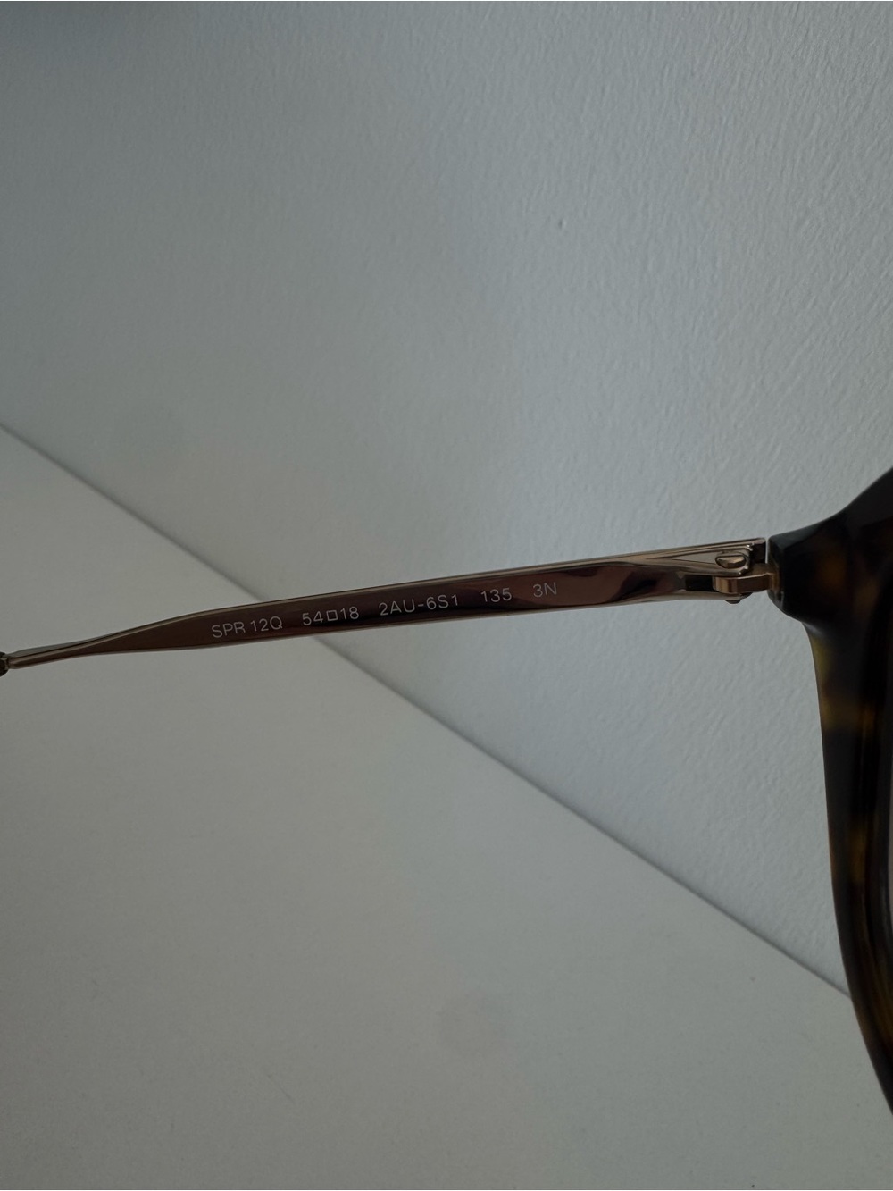 Authentic Prada Brown Tortoise Shell Sunglasses SPR12Q - Picture 5 of 9